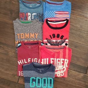 Bundle size 6-7 Tommy Hilfiger TShirts + FREE Item